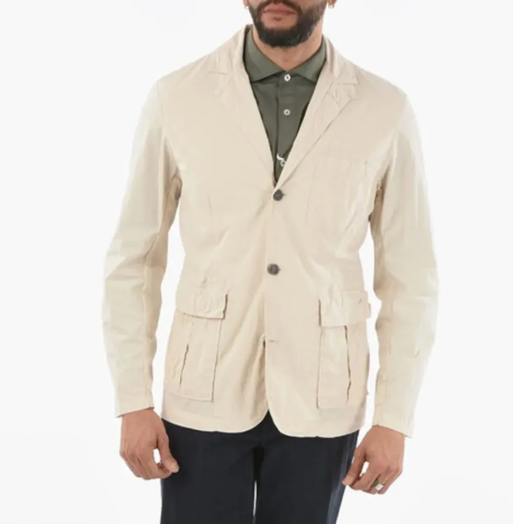 Woolrich Stretch Cotton Buttton Single-breasted Blazer Italy Jacket, size M